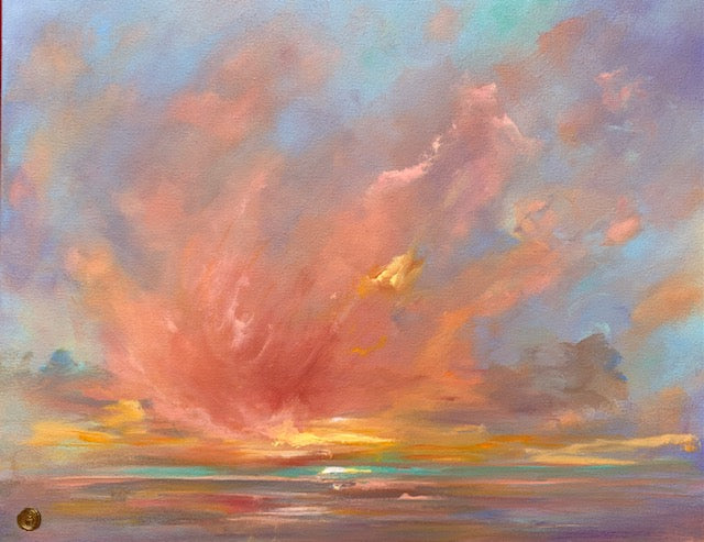 Algunos finales son comienzos 20" x 16" por Sibet Alspaugh