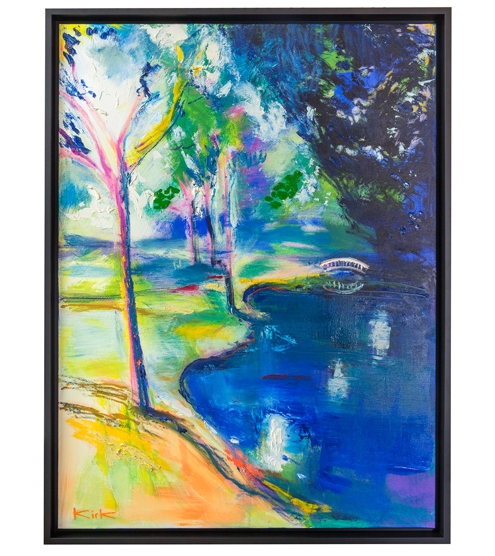 Lil White Bridge de Kirk Boes, enmarcado