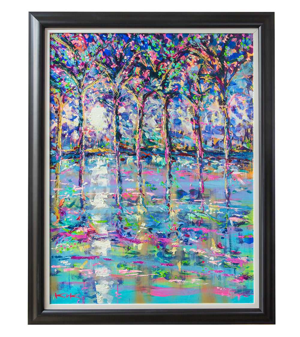 カーク・ボーズ作「The Dreamer IV」、額装