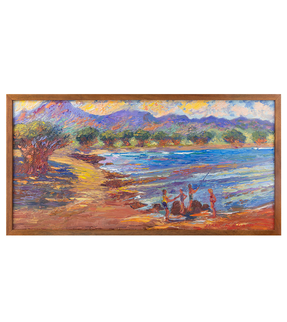 Pesca en Wailua por Mark Brown