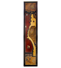 Wood Inlay Mural "Slack Line" by Chris Cantwell