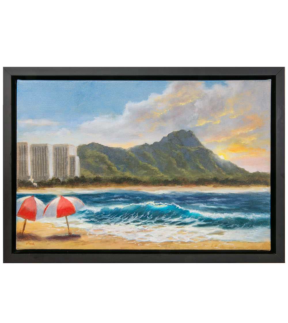 Mi paseo favorito por la playa de Deb Lynch, enmarcado