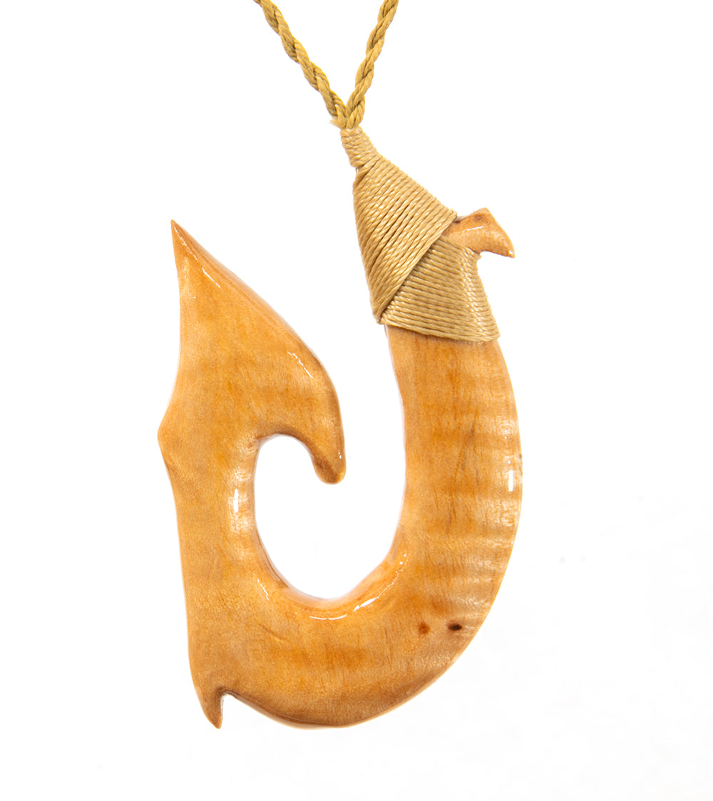 Blonde Koa Hook Pendant