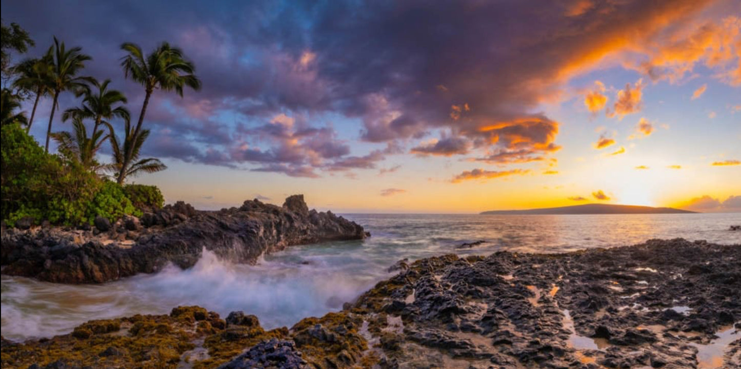Cráter de la playa secreta de Don Slocum