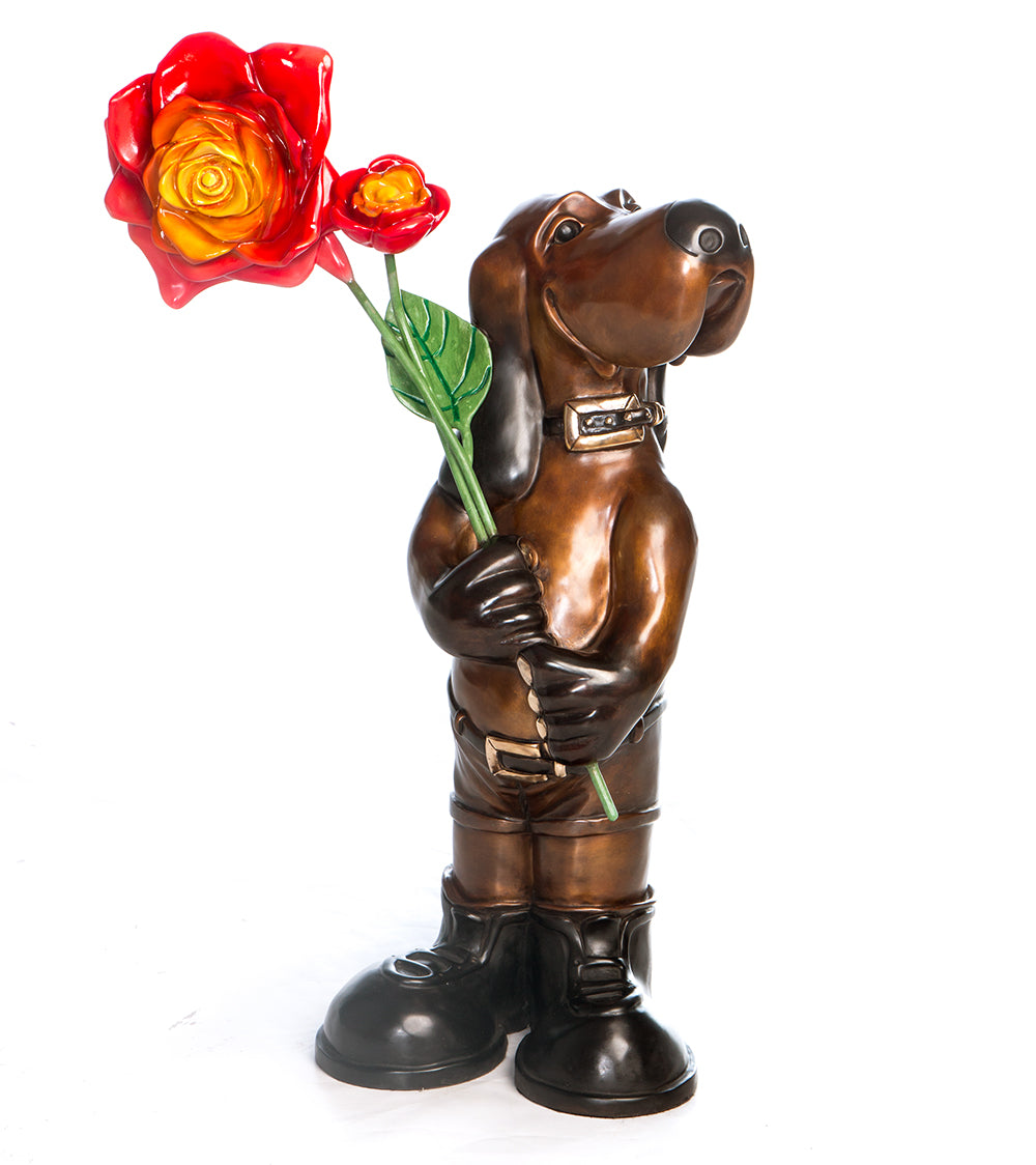 Bronze Sculpture "Donald" by Marty Goldstein