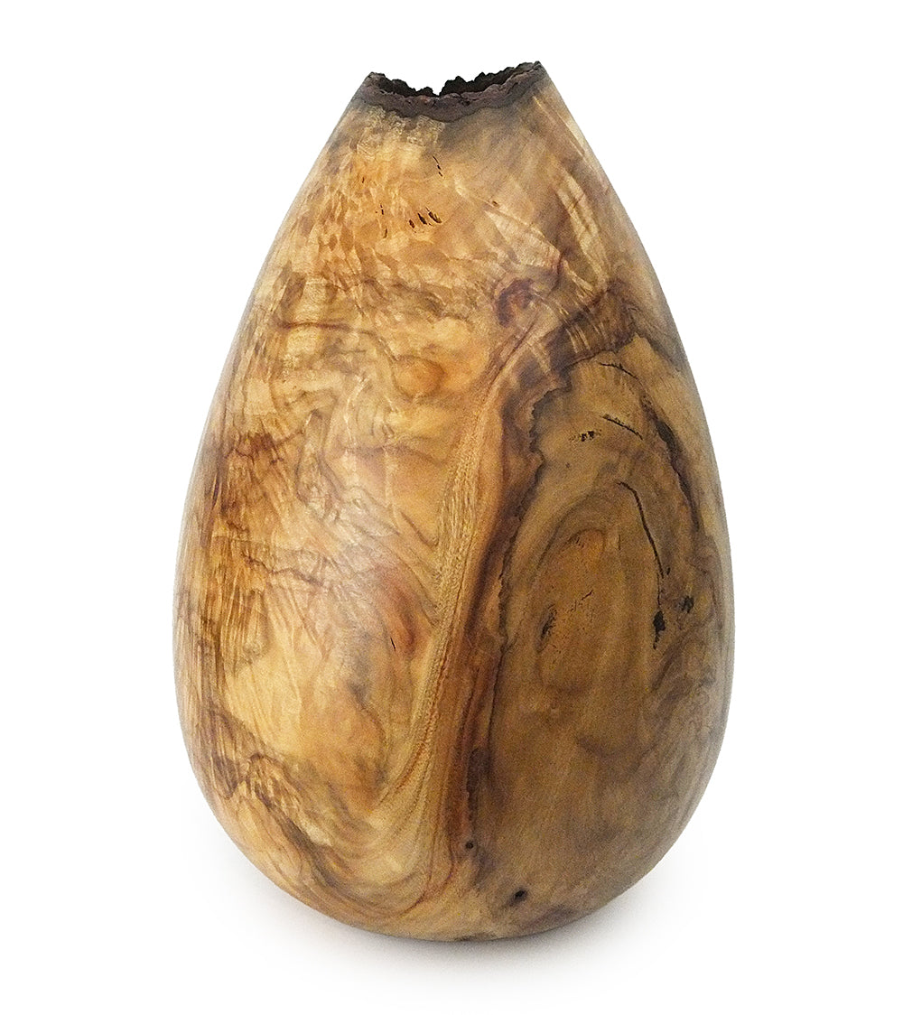 Jarrón de alcanfor rojo "Serie Droplet #2501" de Dan Stevenson