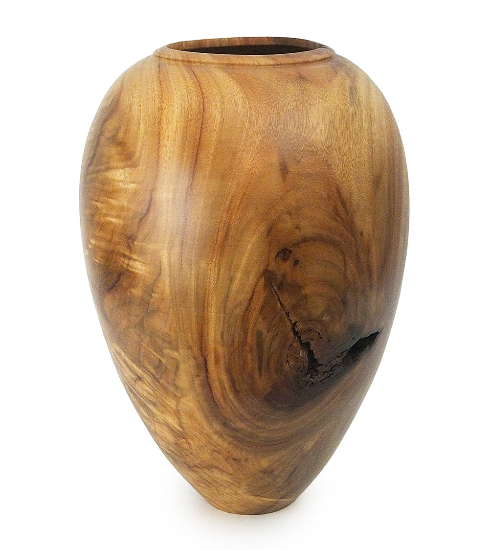 Red Camphor Vase "Droplet Series #2509" by Dan Stevenson
