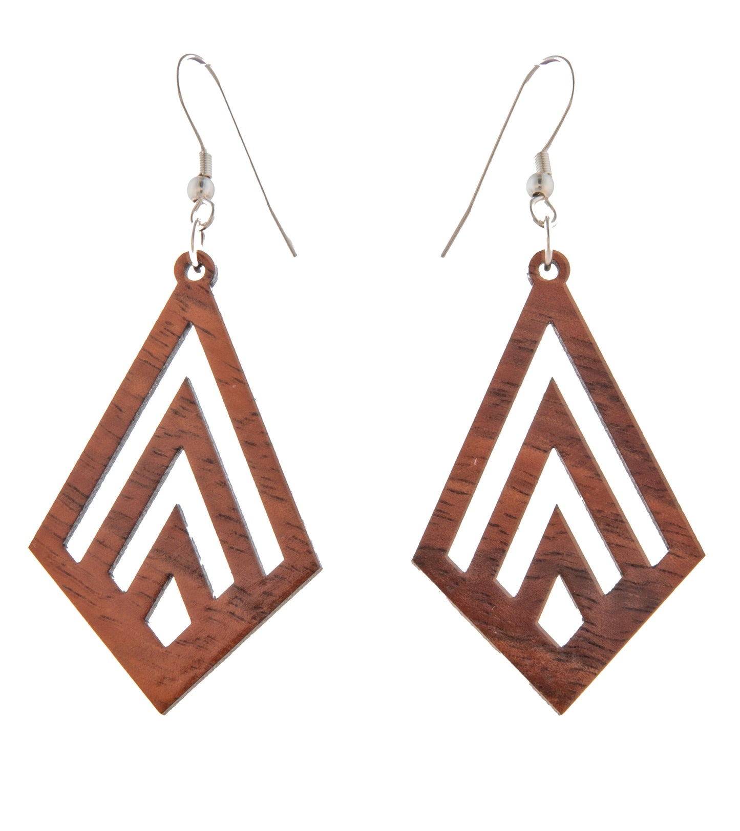 Koa Earrings "Arrowhead"