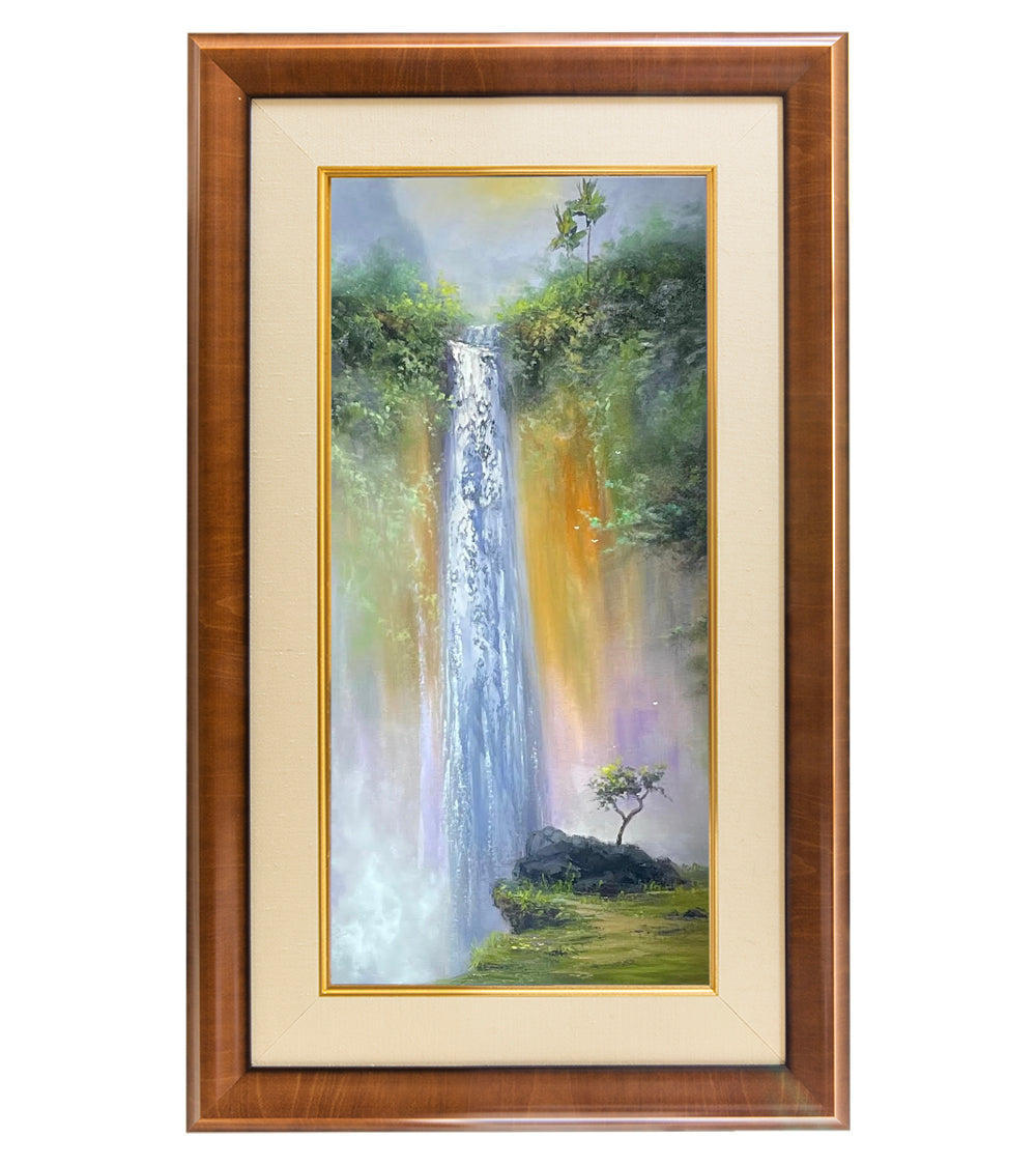 Original Painting: Falling into Lilac by George Eguchi