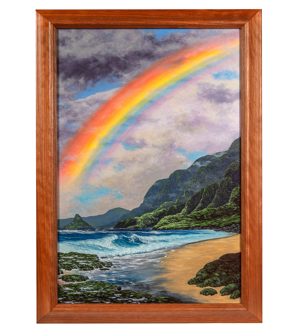 Original Painting "Rainbow (Without the Rain)" by Philip Gagnon 12x18