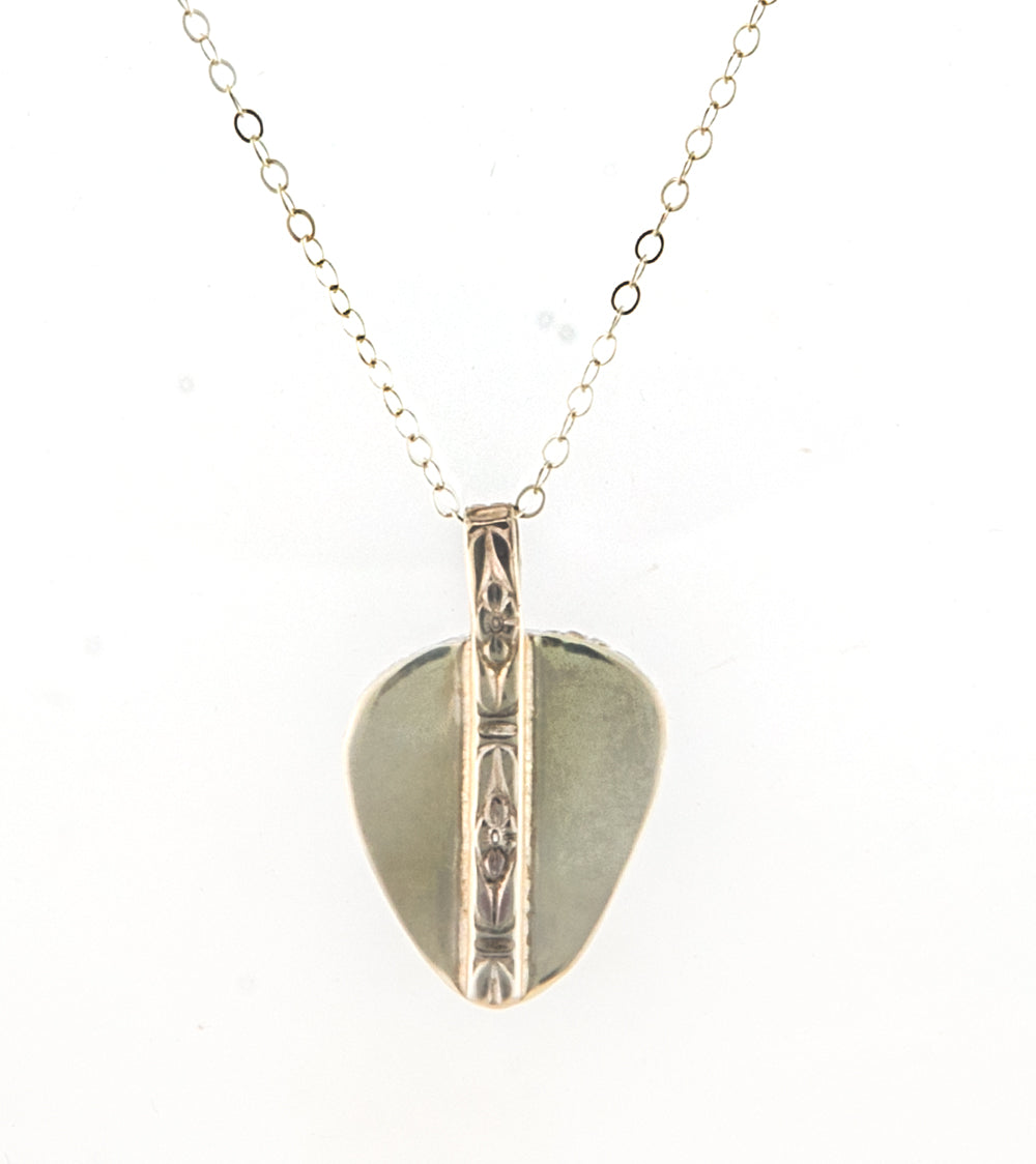 Pink Larimar Teardrop Necklace in Silver by Galit