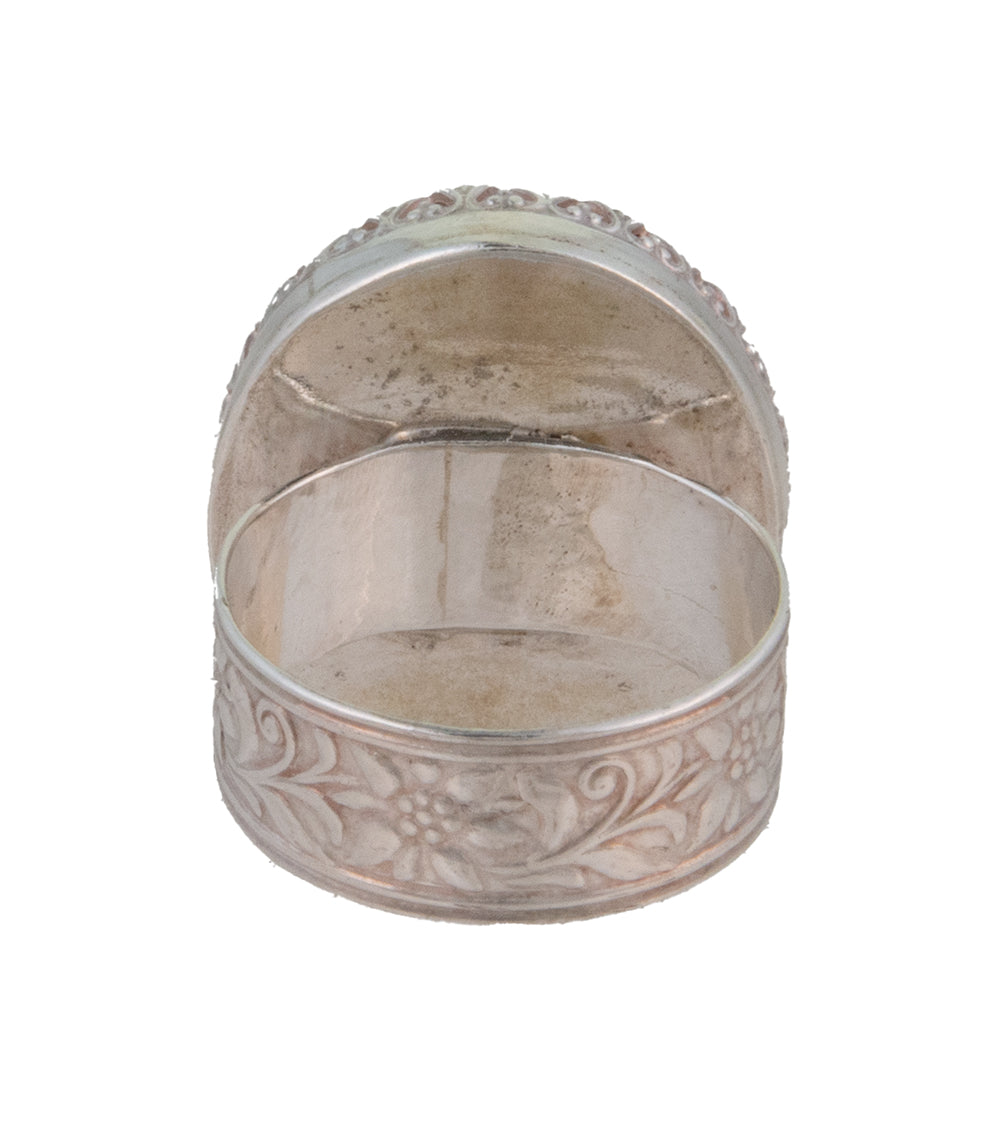 Dendrite Opal Cab Ring by Galit