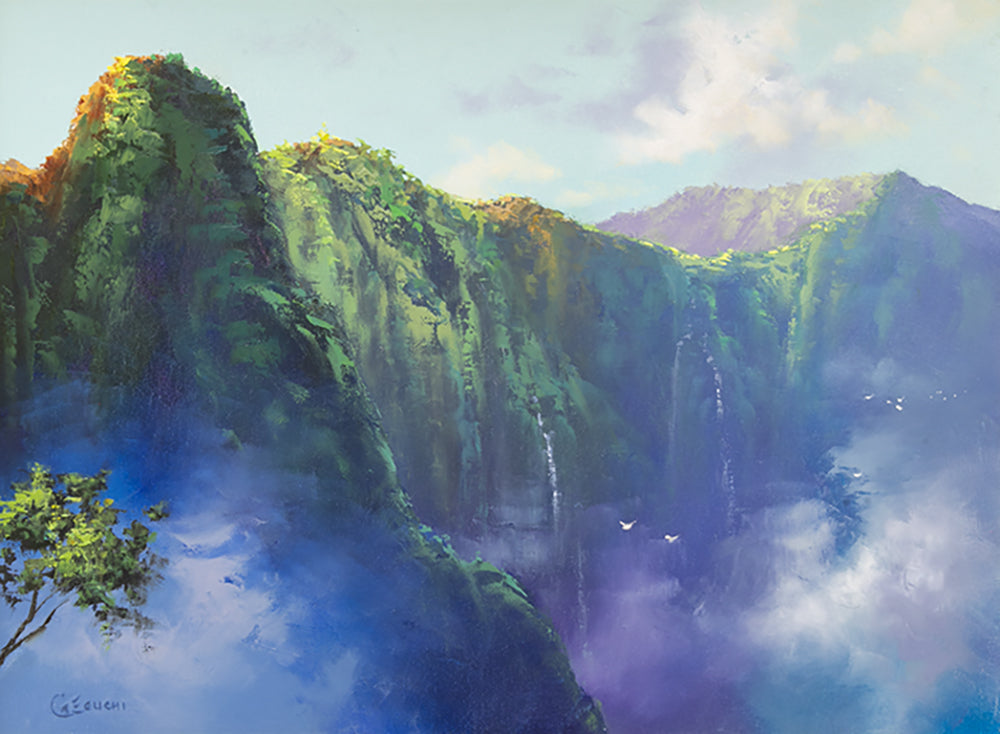 Original Painting: Koolau Awakening by George Eguchi