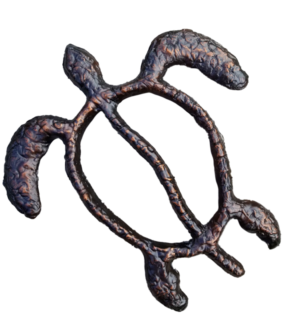 Tortuga marina Honu de aluminio - Grande, de Scott Green