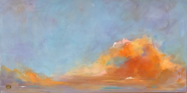 La gratitud es la memoria del corazón 24" x 12" por Sibet Alspaugh