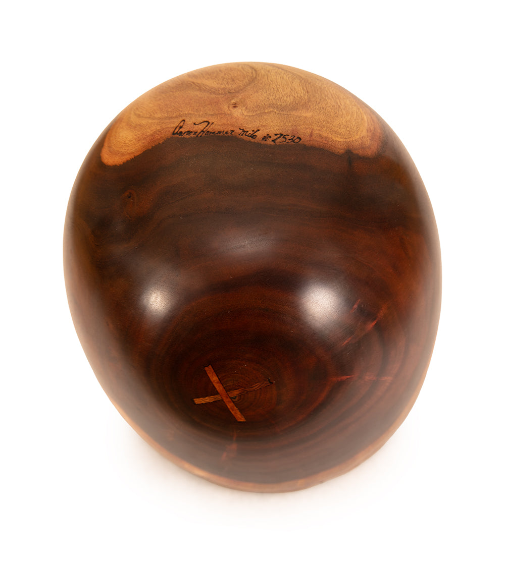 Milo Bowl with Bark and Koa Stitch #2530 by Aaron Hammer