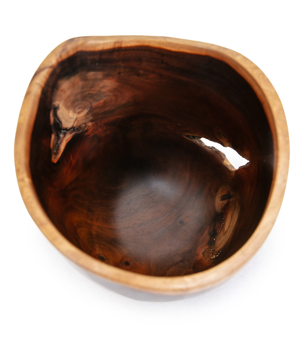 Milo Bowl with natural Edge #2482 by Aaron Hammer