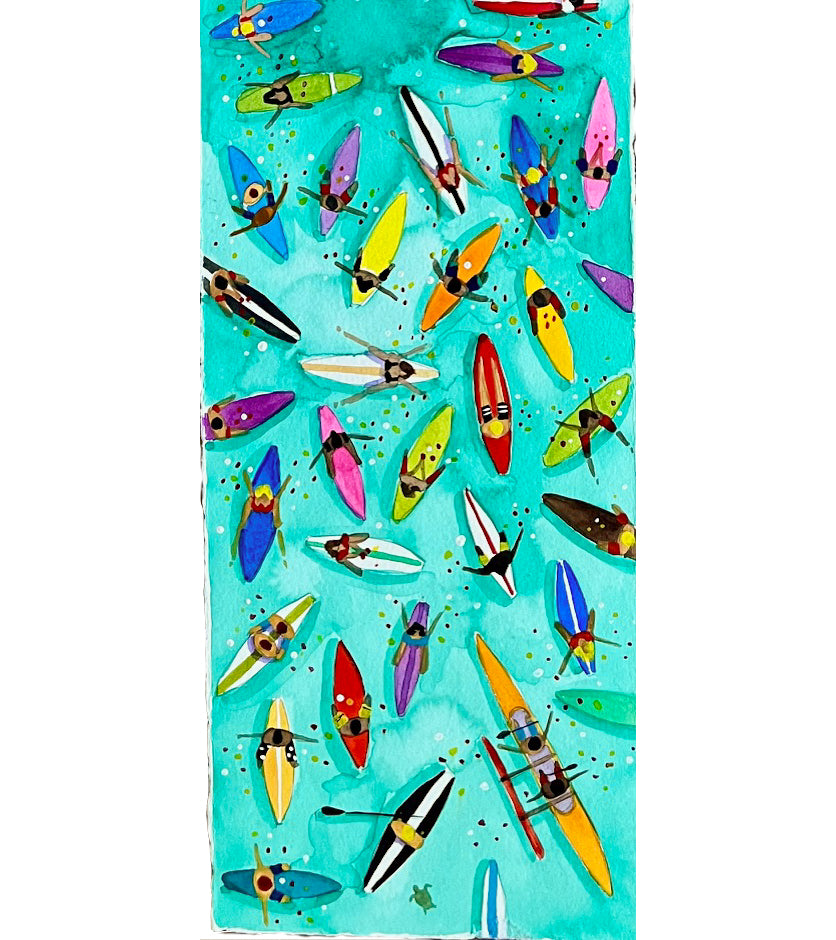 Paddle Out for Lahaina #96 by Sarah Houglum