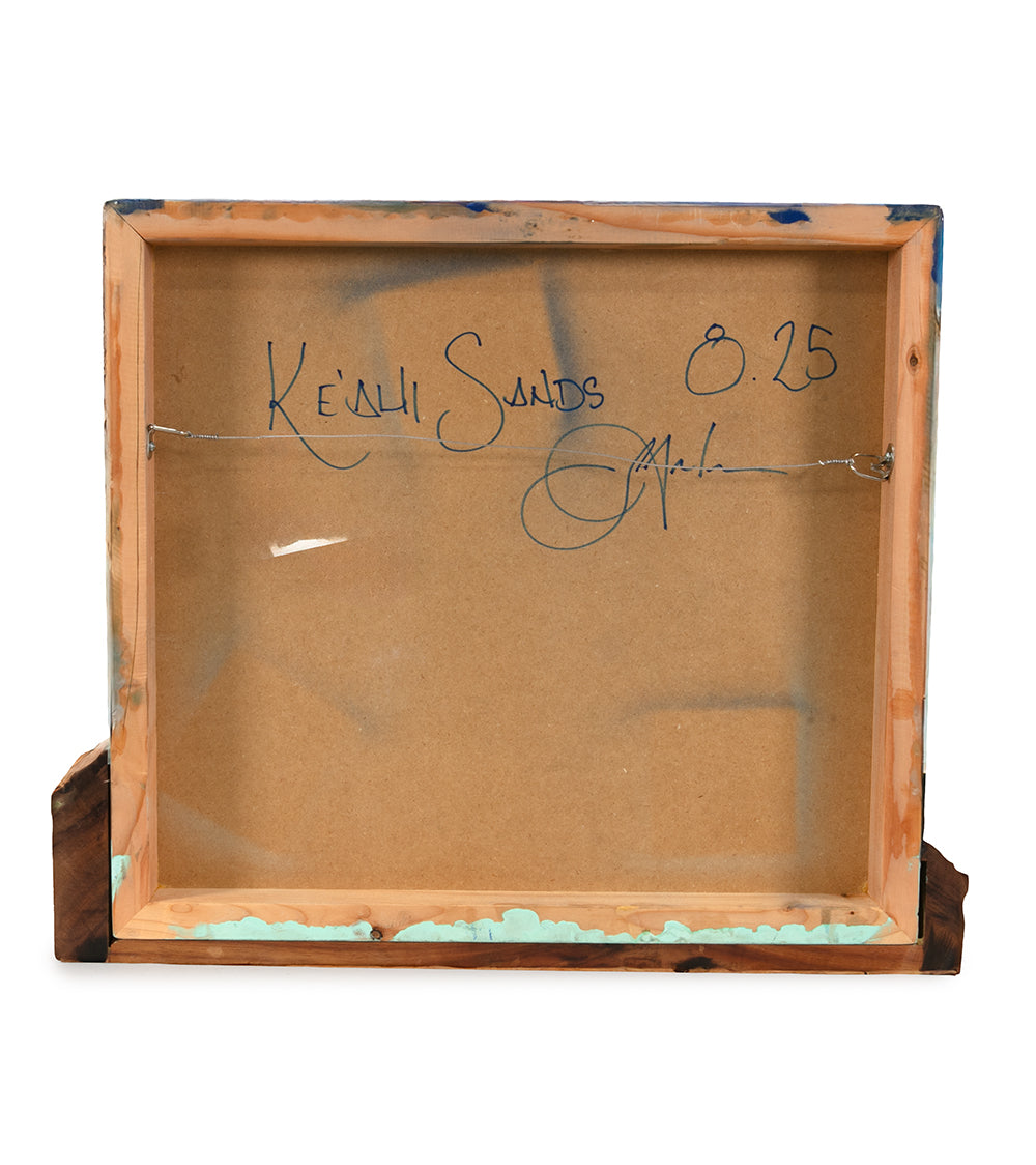 Koa/Resin Wall Art "Kealiʻi Sands" by S. Isaac Anderson