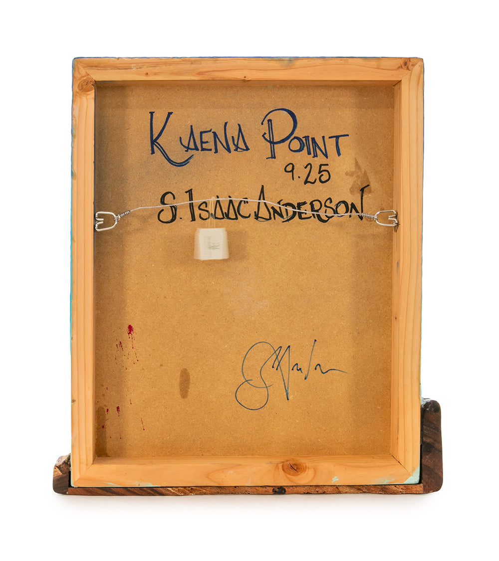 Koa/Resin Wall Art "Kaʻena Point" by S. Isaac Anderson