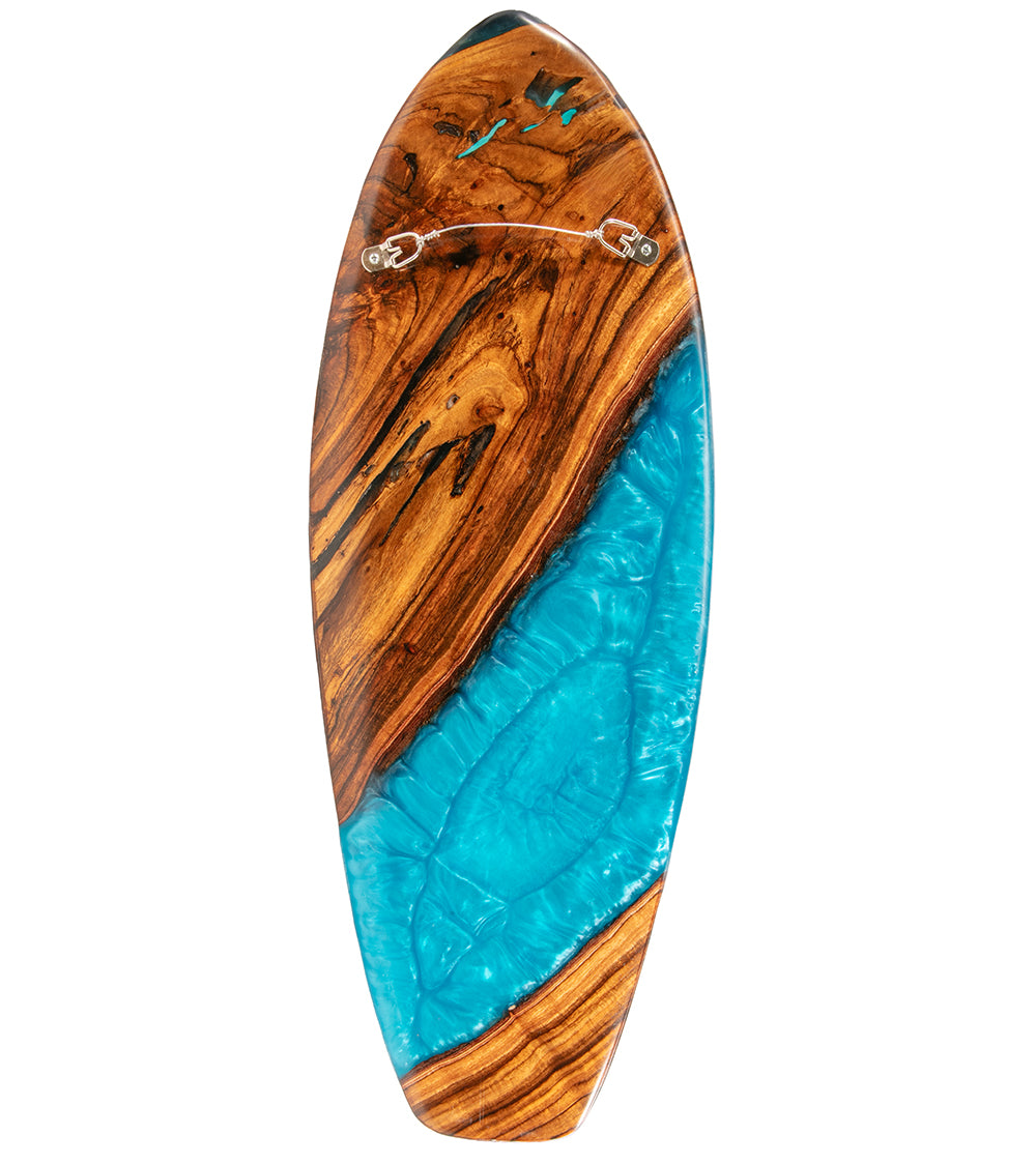 Tabla de surf Koa de 40" "Auʻau #203" de S. Isaac Anderson