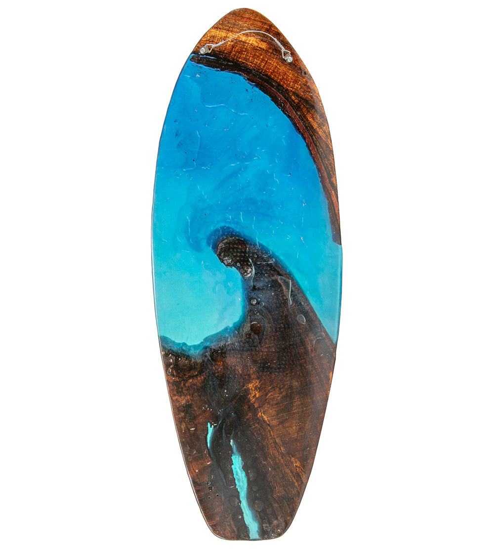 Tabla de surf Koa de 40" "Auʻau #203" de S. Isaac Anderson