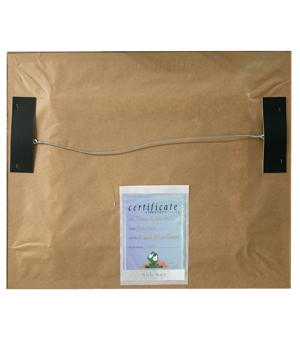 Original Painting: Tranquil Shores by Rob Kaz