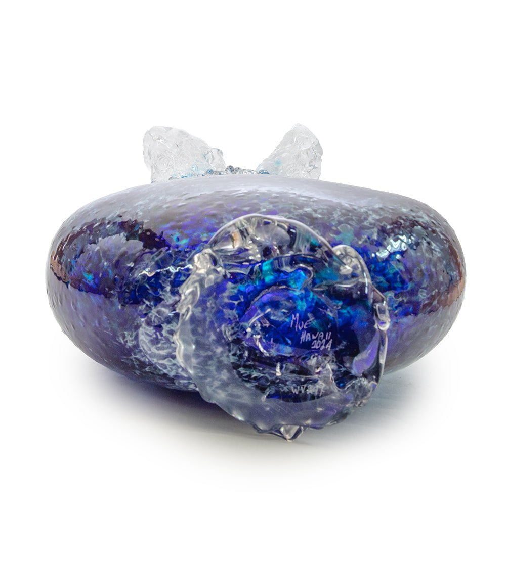 ダニエル・モー作ガラス彫刻「カラパナ・カイ・ウェーブ・ベース」WV247