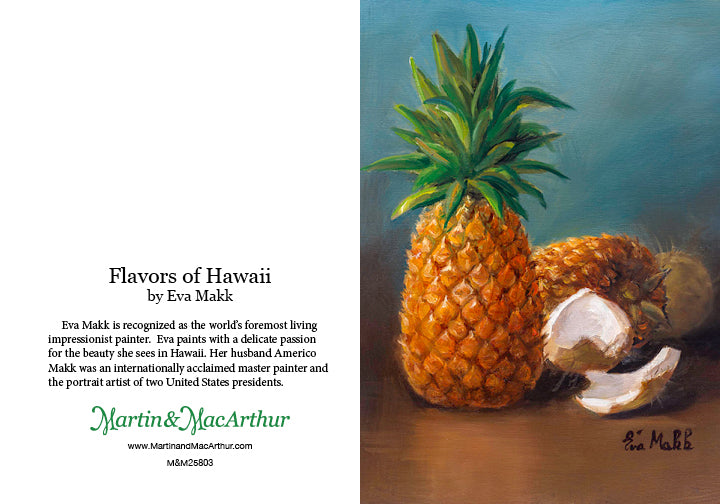 Tarjeta de felicitación "Sabores de Hawái" de Eva Makk