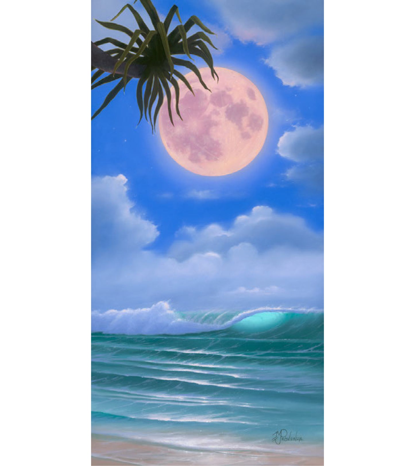 Pintura original: Resplandor crepuscular de Michael Provenza