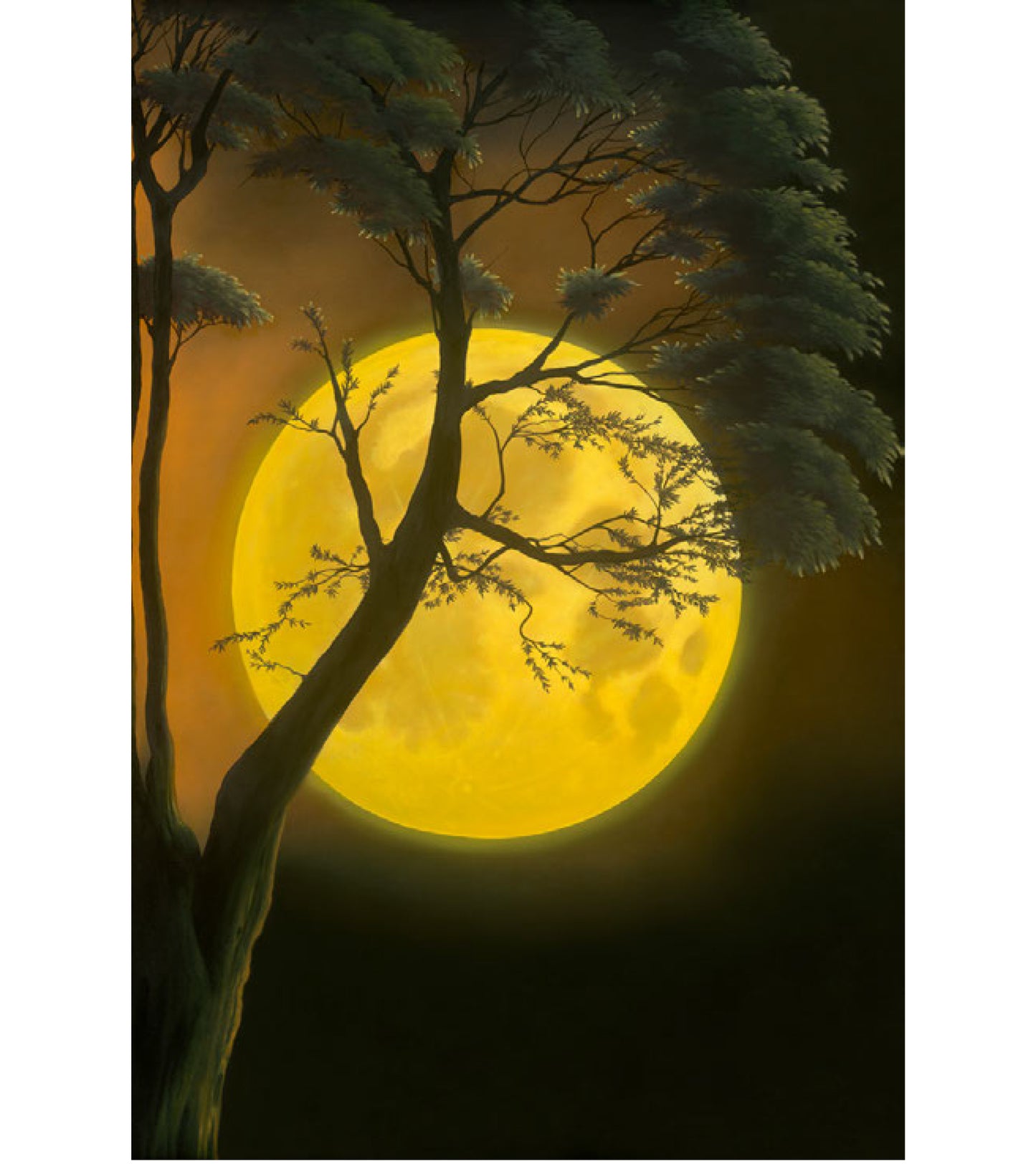 Pintura original: Luna Ámbar de Michael Provenza