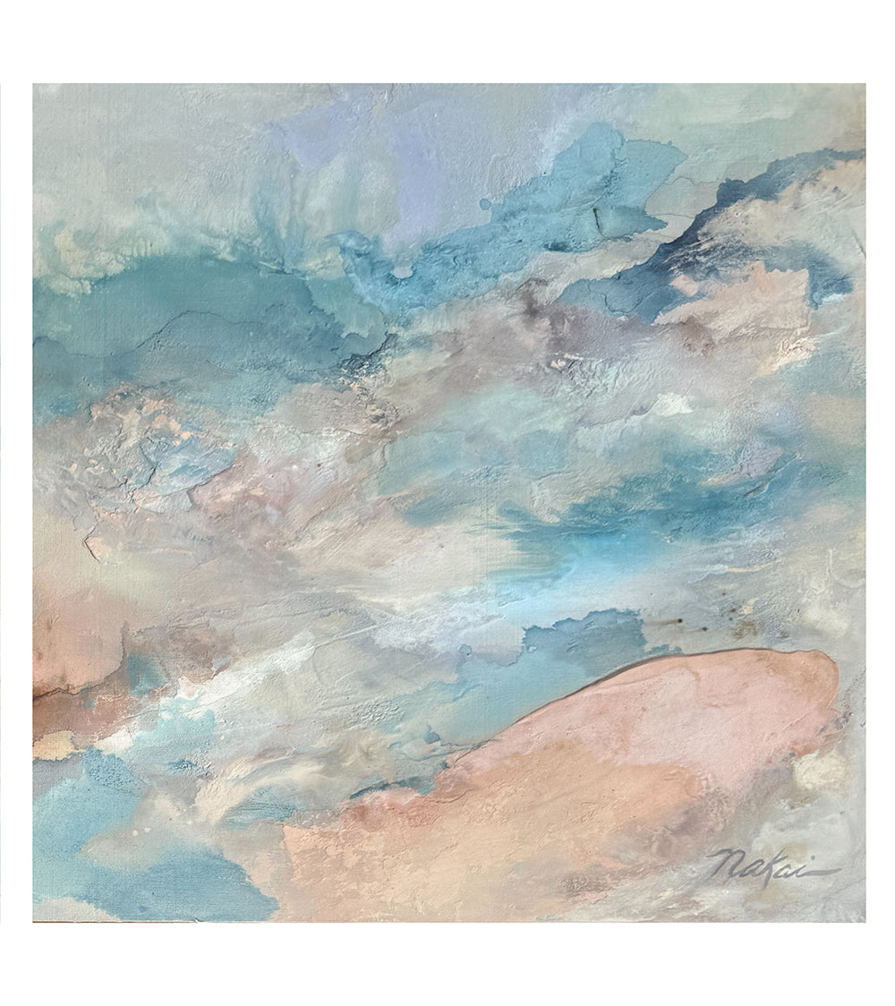 ナイア・ナカイ作「海の夢(二連画)」