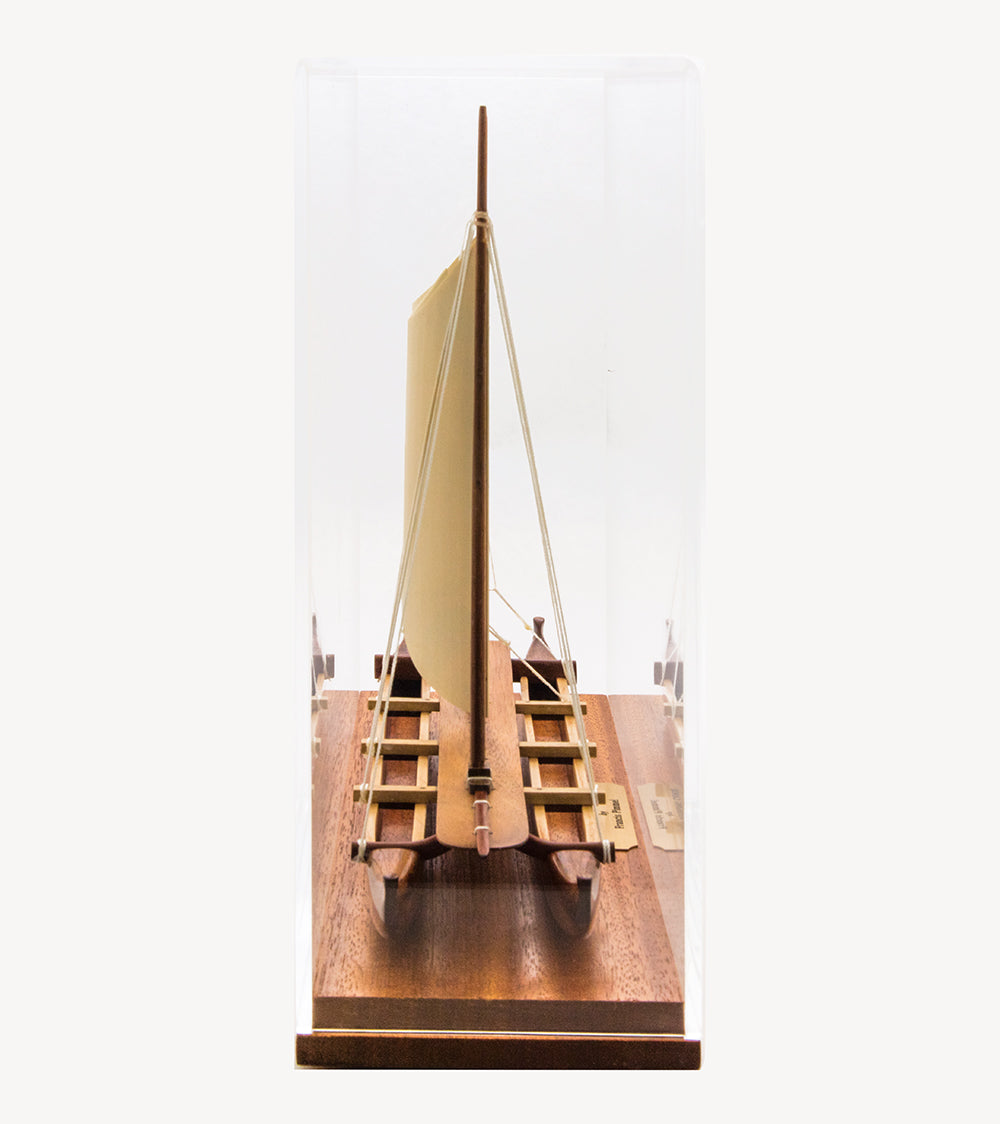 Canoa Koa de 11,5”L "Canoa de viaje hawaiana - Polinesia" de Francis Pimmel