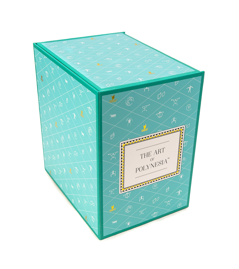 Koa 6”L Canoe “Marquesan Double-Hull Canoe with Painted Sails" by Francis Pimmel