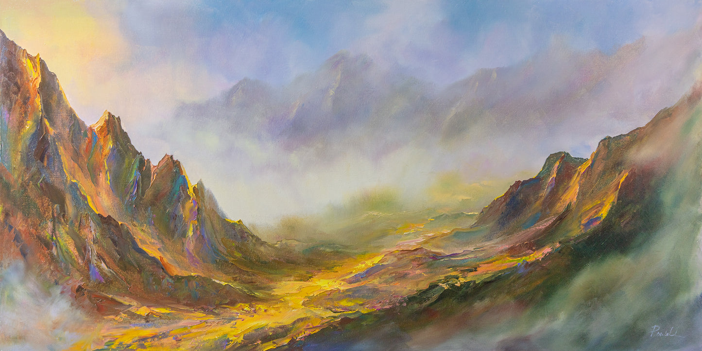 Original Painting "Haleakala Maui 12/2023" by Michael Powell