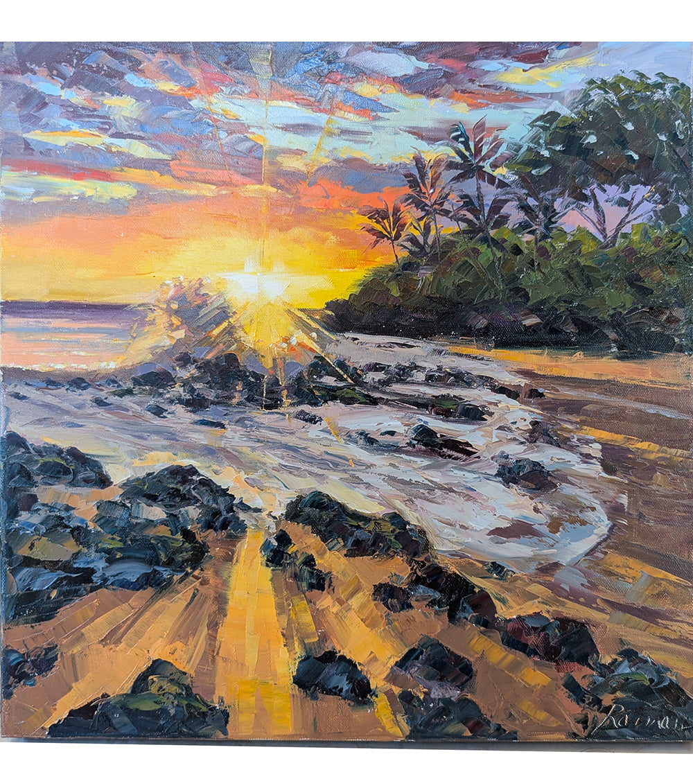 Secret Beach Sunset by Roman Czerwinski