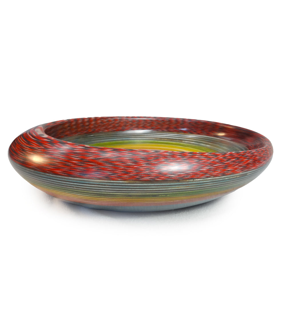 Wood Bowl "Rainbow Abalone" by Rock Cross