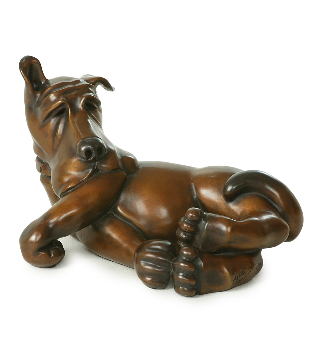 Bronze Sculpture "Rolo" by Marty Goldstein