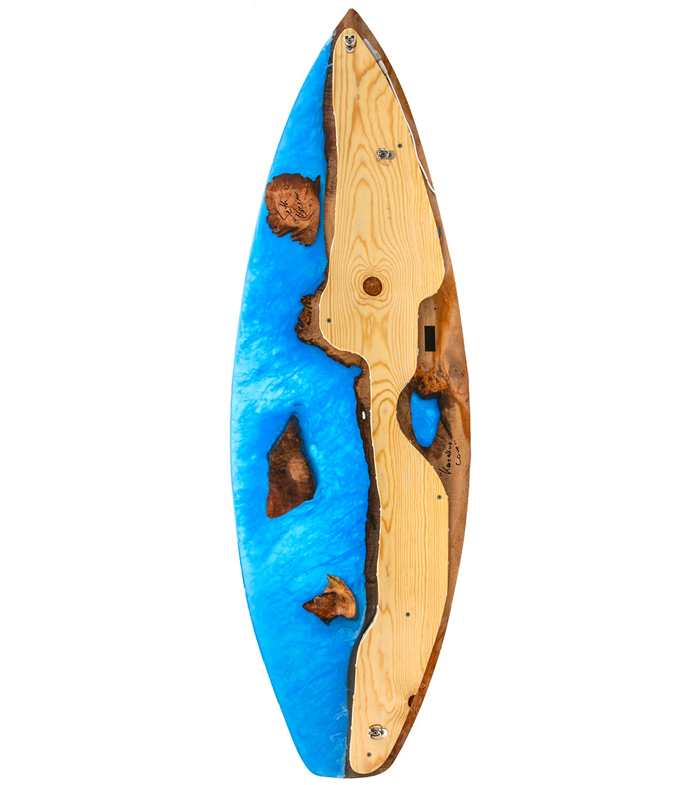 59" Surfboard "Kaneakua Cove" by Seth Greene