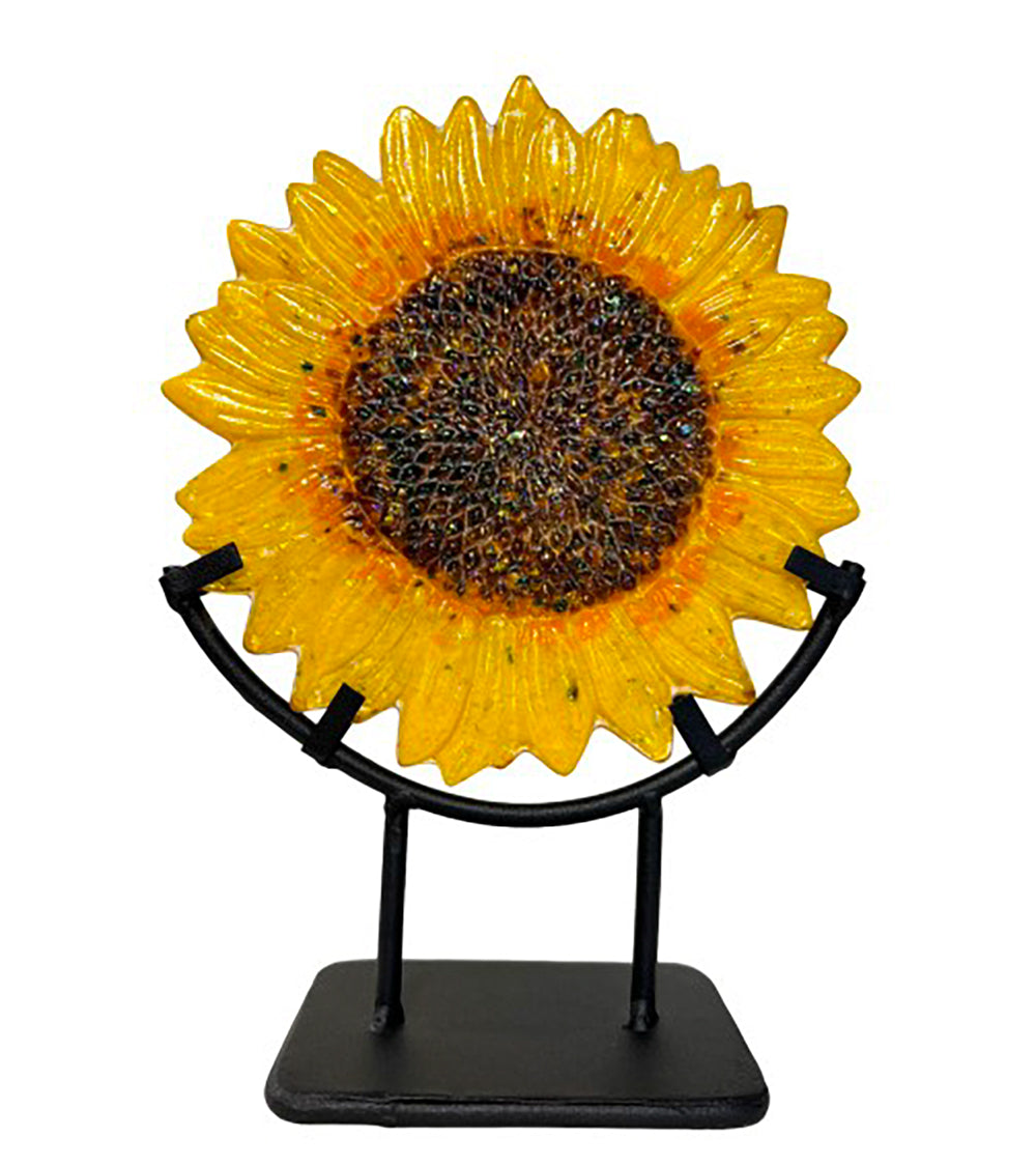 Pequeña flor en soporte - Girasol
