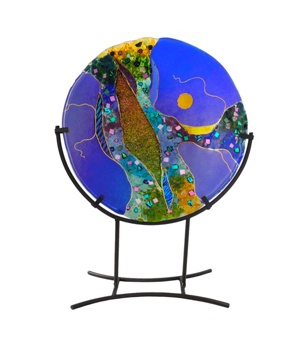 Small Moon Sculpture on Stand