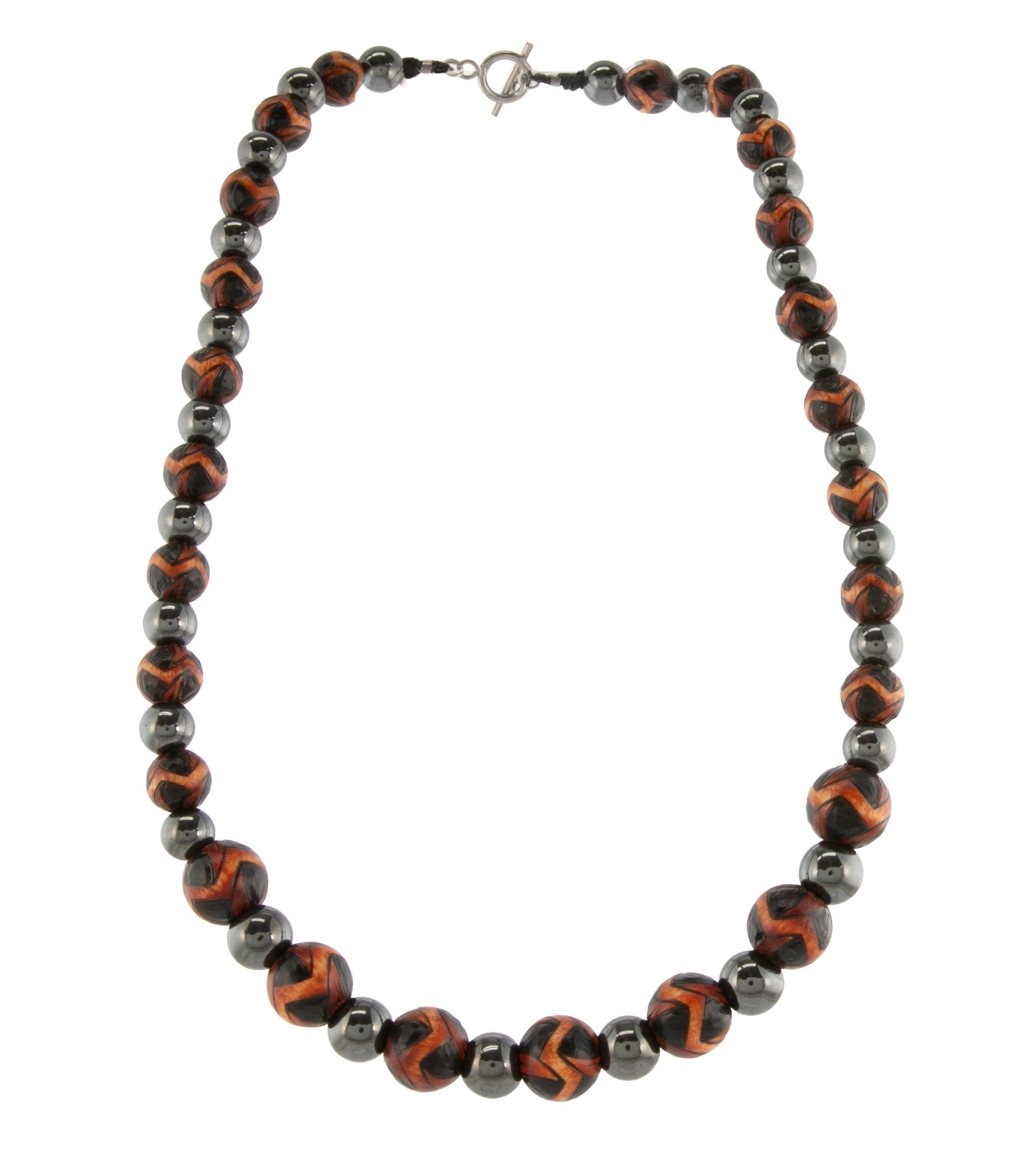 Pyrography Necklace - Small Beads