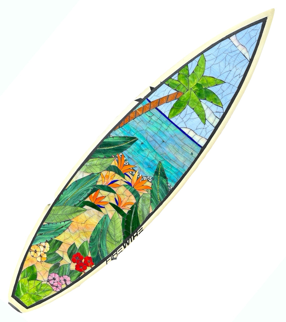 Surfboard "Silver Strand II" by Julie Sobolewski