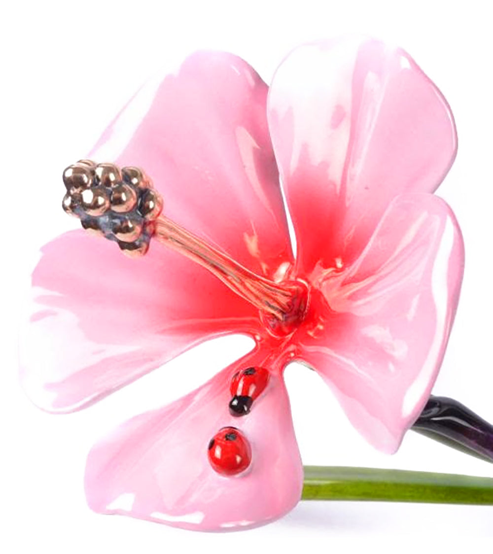 ティム・コテリル作ブロンズ彫刻「ピンク・シフォン」