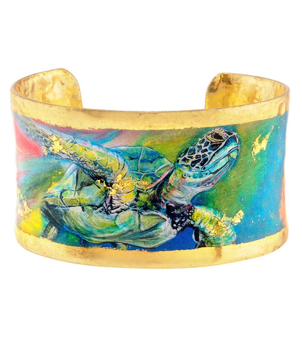 Puños de corsé de tortuga arcoíris