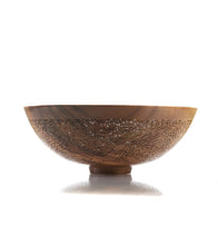 Pierced Koa Bowl "Whales" by Patrick and Peggy Bookey