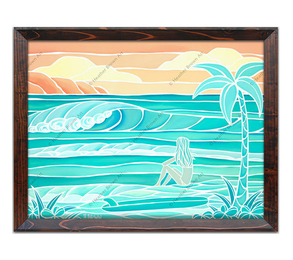 Beach Girl by Heather Brown - Limited Edition Giclee