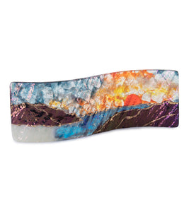 9" x 3" Sunset Wave by Marian Fieldson