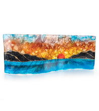16" x 6" Sunset Wave by Marian Fieldson
