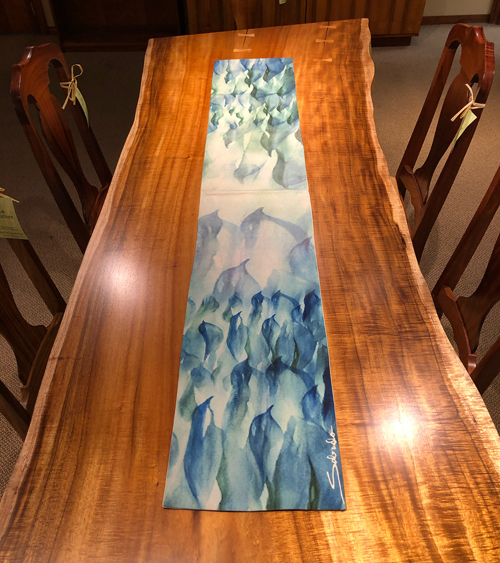 Blue Birds Table Runner by Sabado
